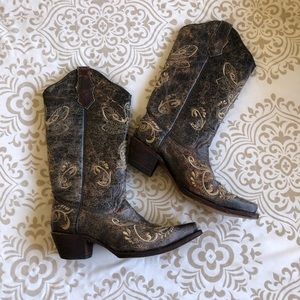 G circle cowgirl boots